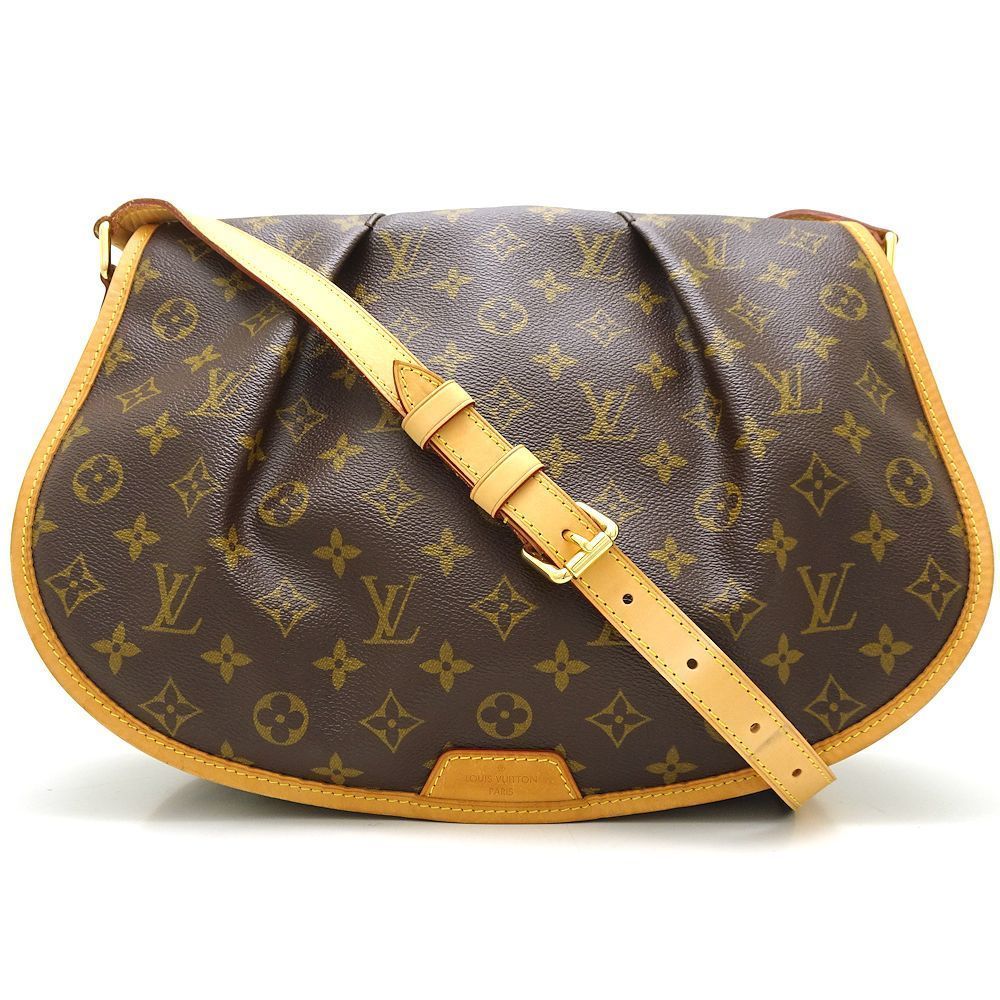Louis Vuitton Monogram Menilmontant MM Brown Shoulder Bag